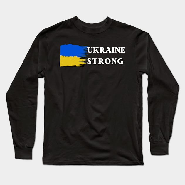 Ukraine Strong Long Sleeve T-Shirt by julia_printshop